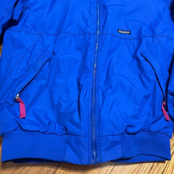 Vintage 90s Blue With Pink Detail Zip Up Jacket Women’s  Size Large Blue - Picture 4 of 12